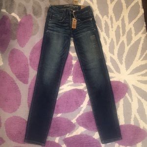 american eagle skinny jeans size 2 regular